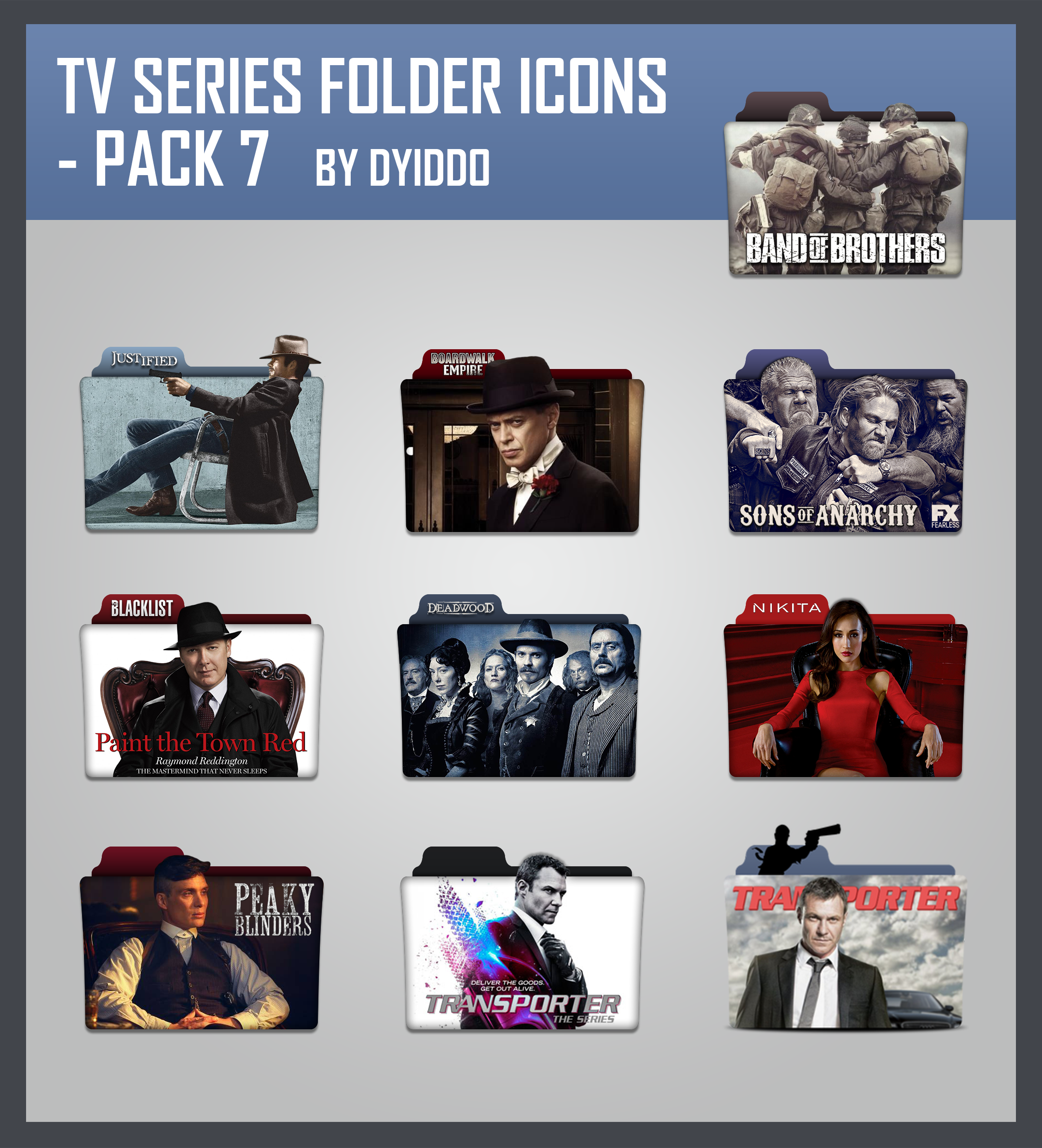 TV Series Folder Icon - Pack 7 by DYIDDO on DeviantArt