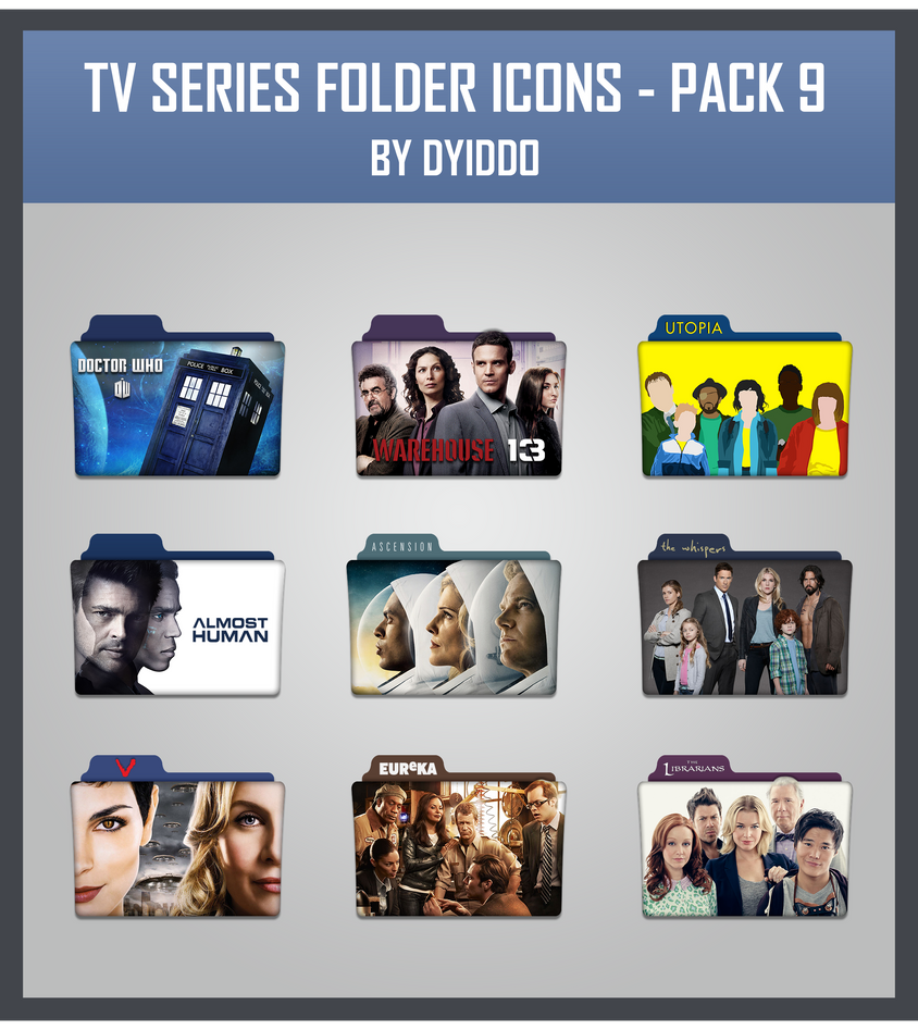 Tv Series Folder Icons Pack 9 By Dyiddo On Deviantart
