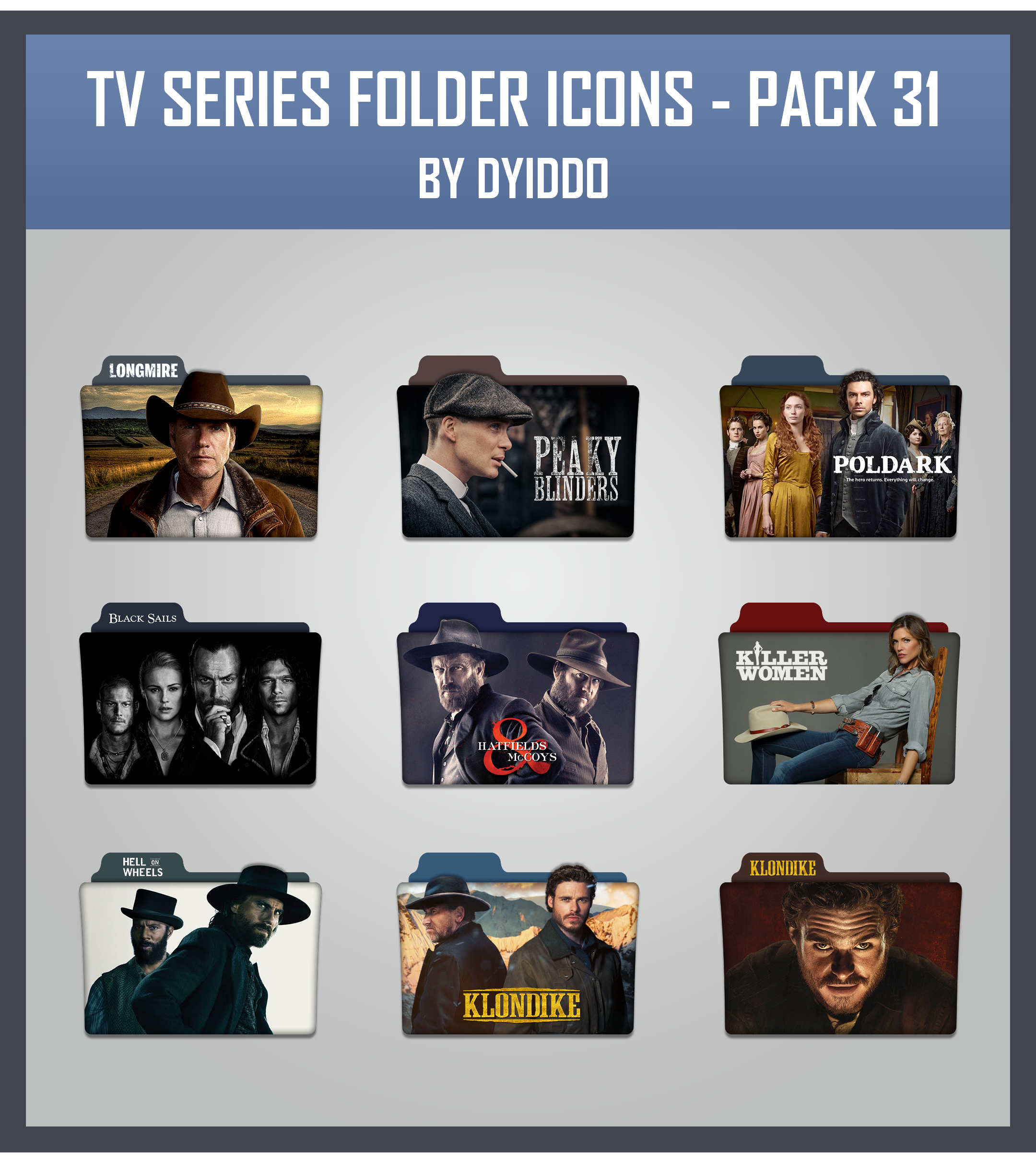 TV Series Folder Icons - Pack 31 by DYIDDO on DeviantArt