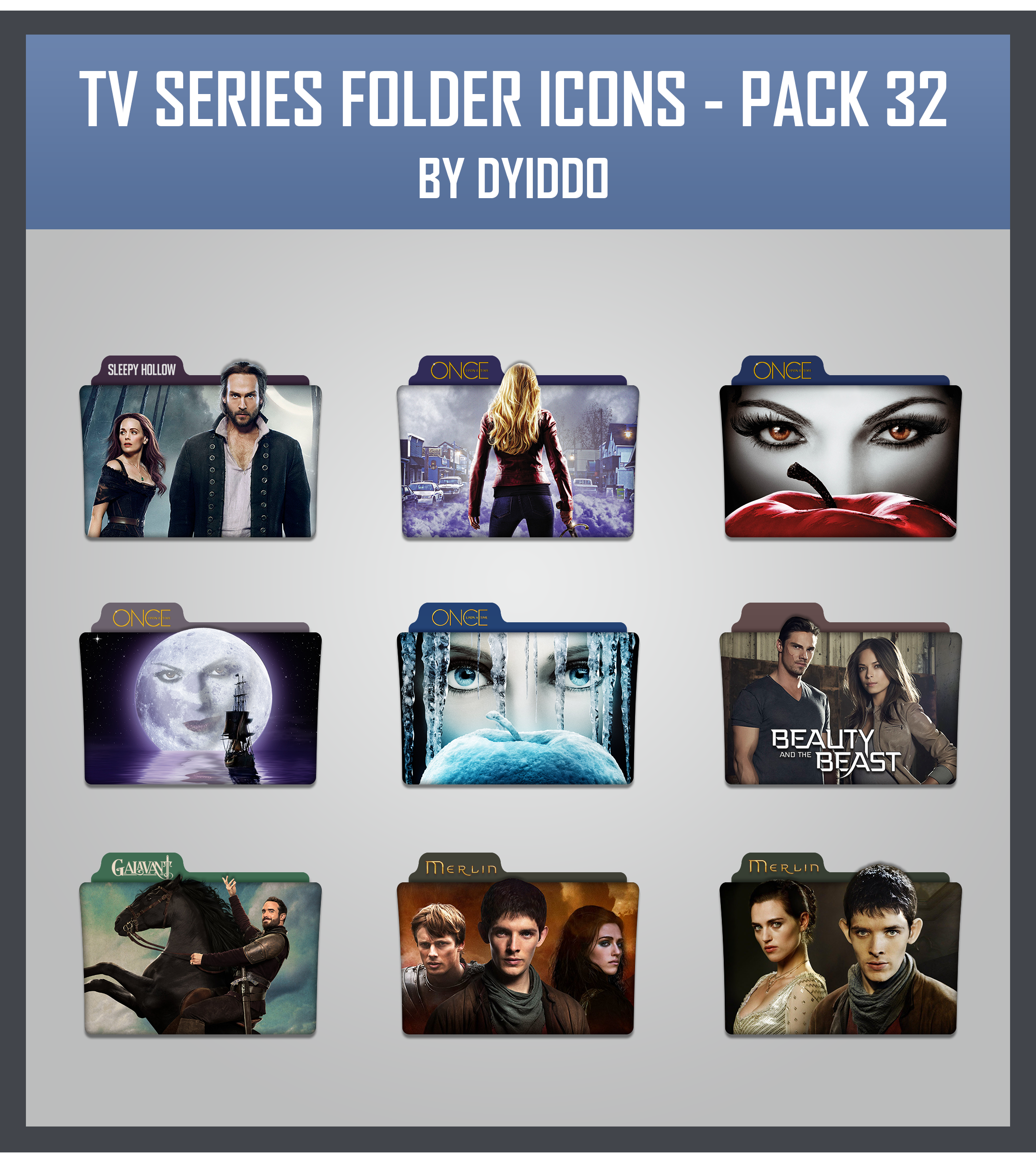 TV Series Folder Icons - Pack 32 by DYIDDO on DeviantArt