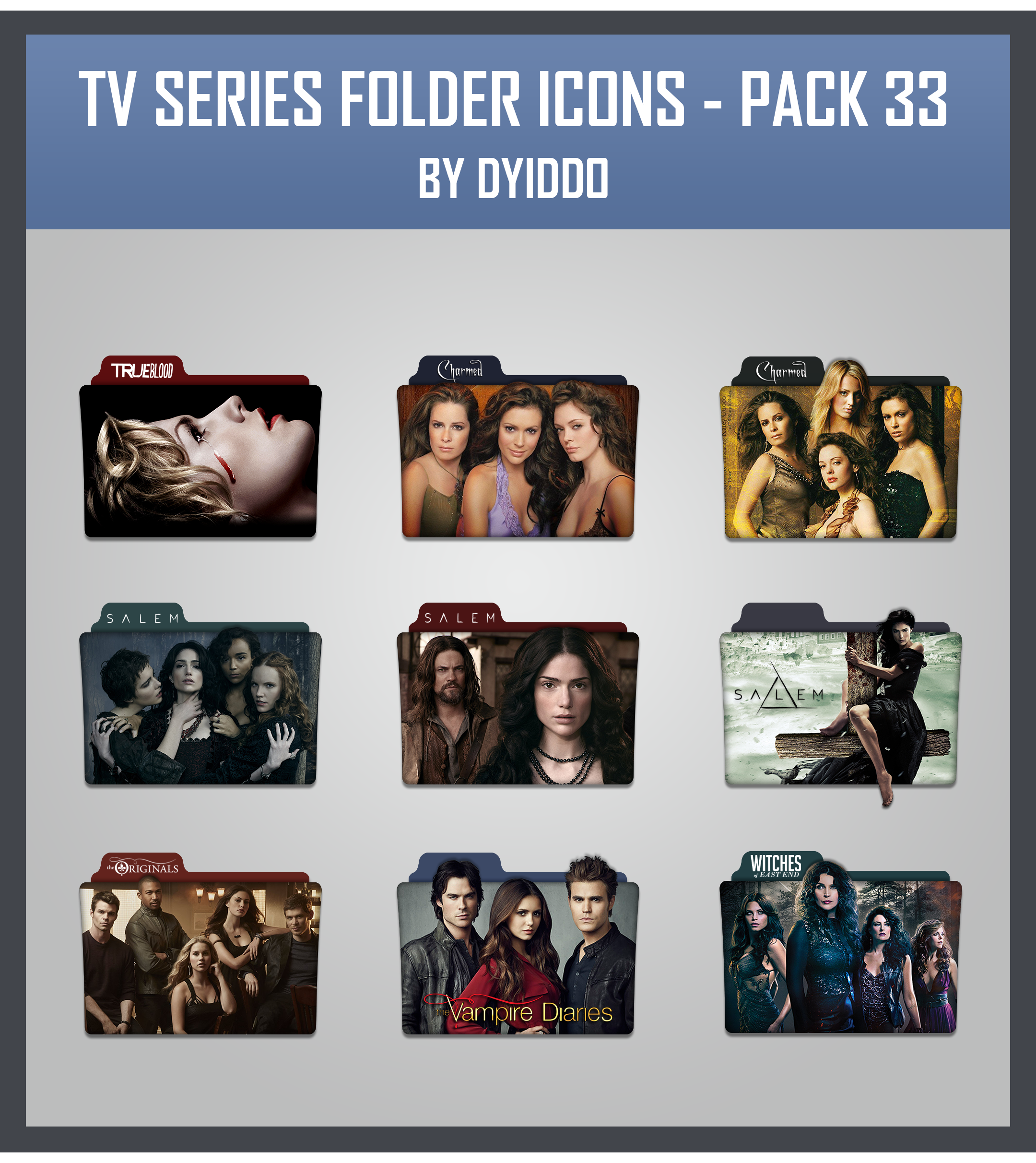 TV Series Folder Icons - Pack 33 by DYIDDO on DeviantArt