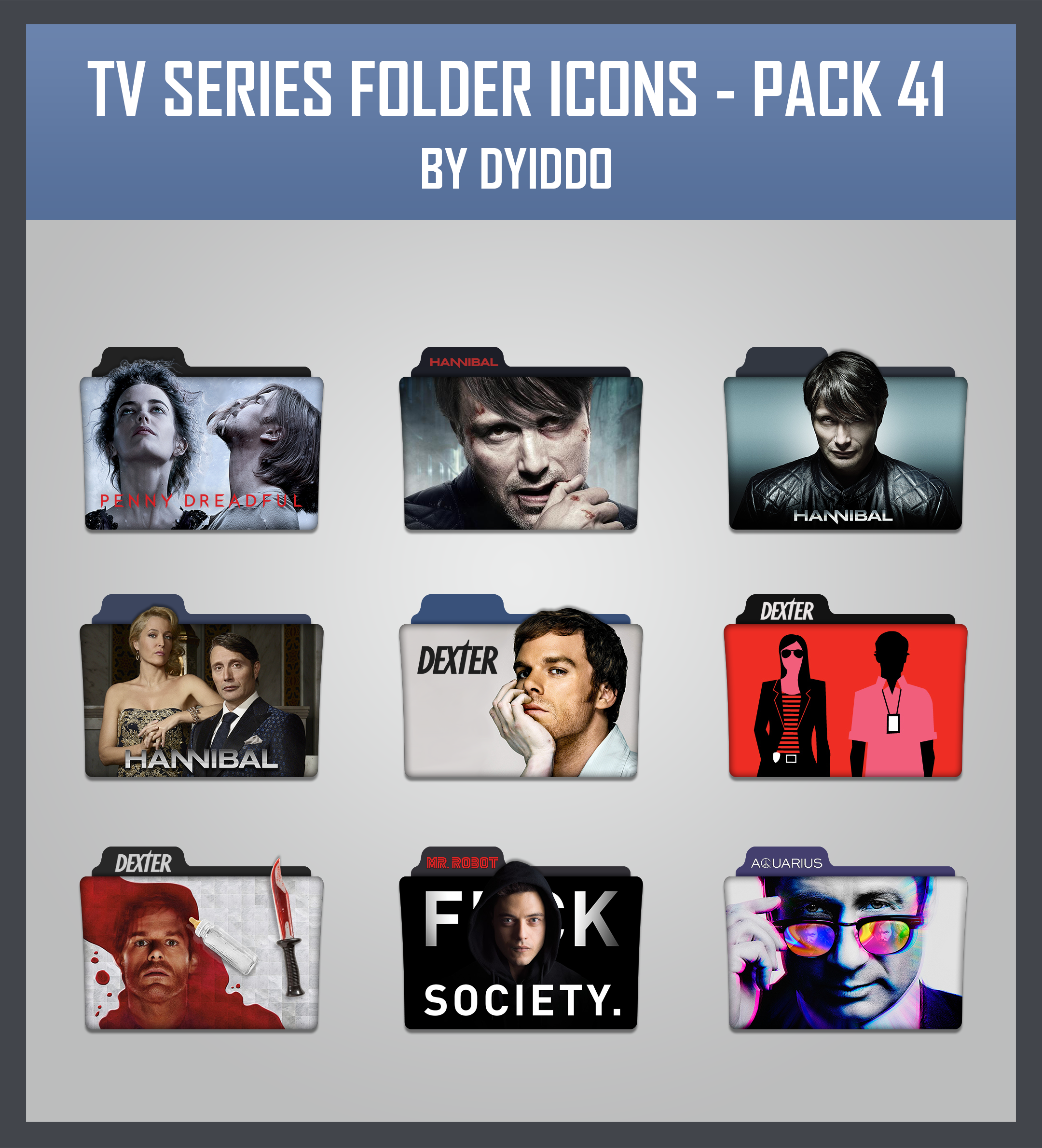 TV Series Folder Icons - Pack 41 by DYIDDO on DeviantArt