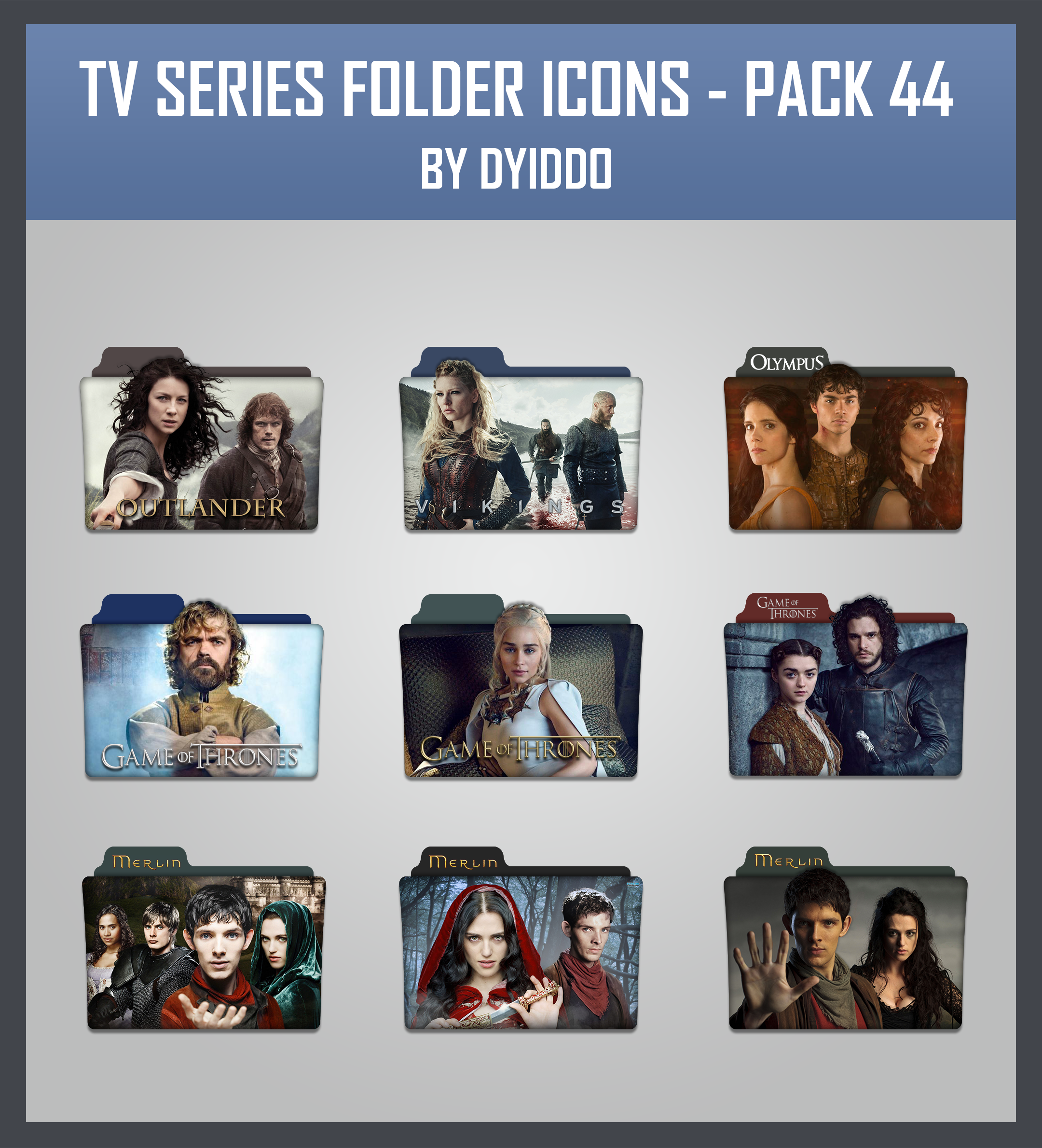 TV Series Folder Icons - Pack 44 by DYIDDO on DeviantArt