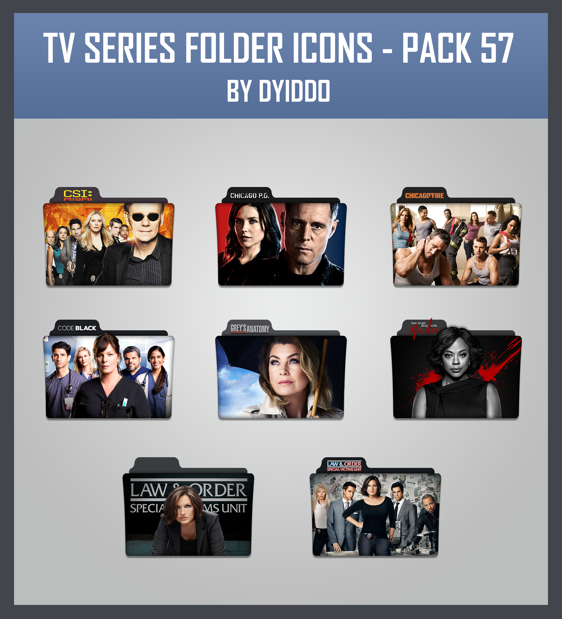 TV Series Folder Icons - Pack 57 by DYIDDO on DeviantArt