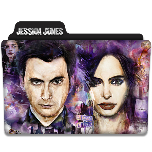 Jessica Jones : TV Series Folder Icon v7 by DYIDDO on DeviantArt