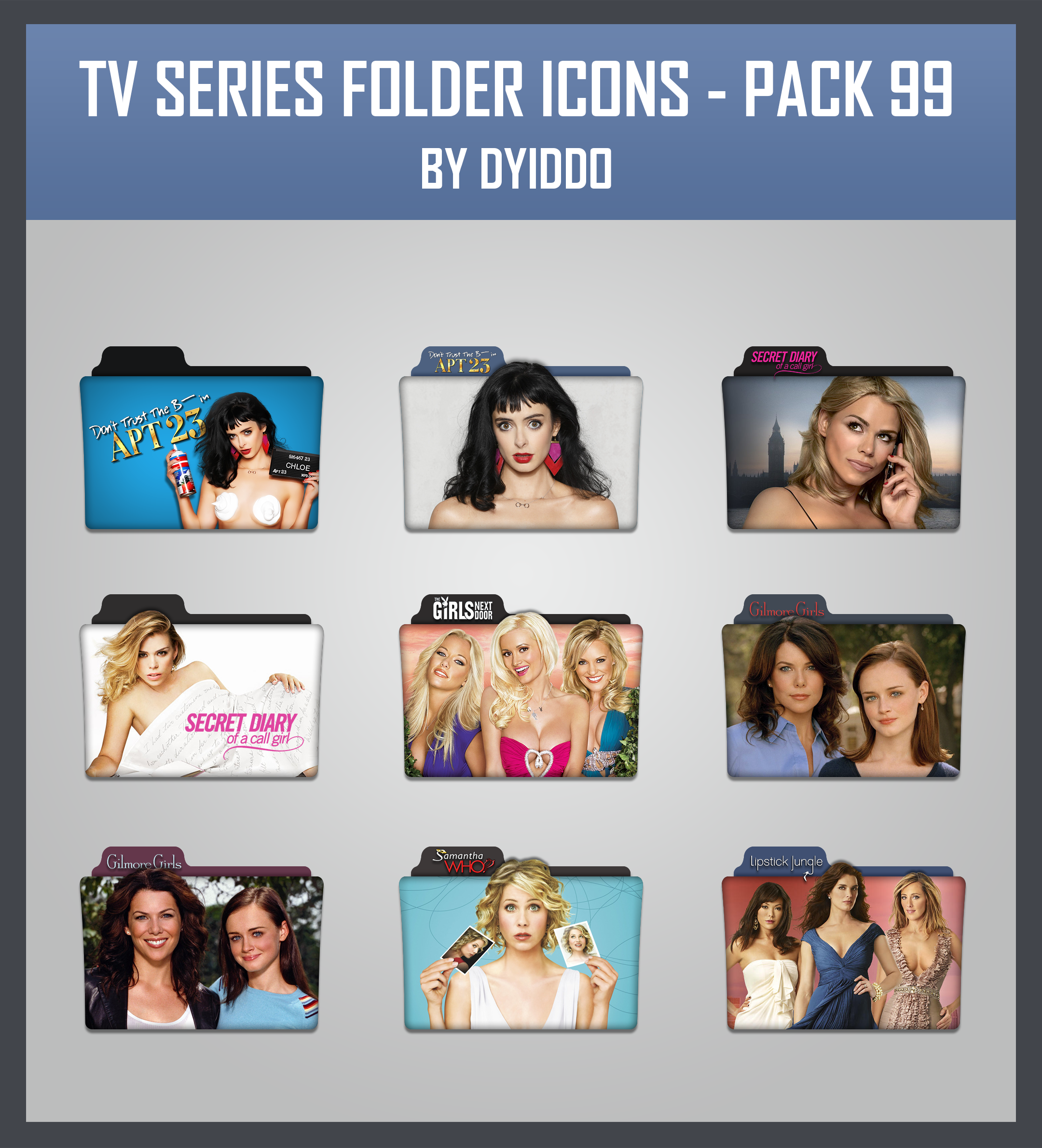 TV Series Folder Icons - Pack 99 by DYIDDO on DeviantArt