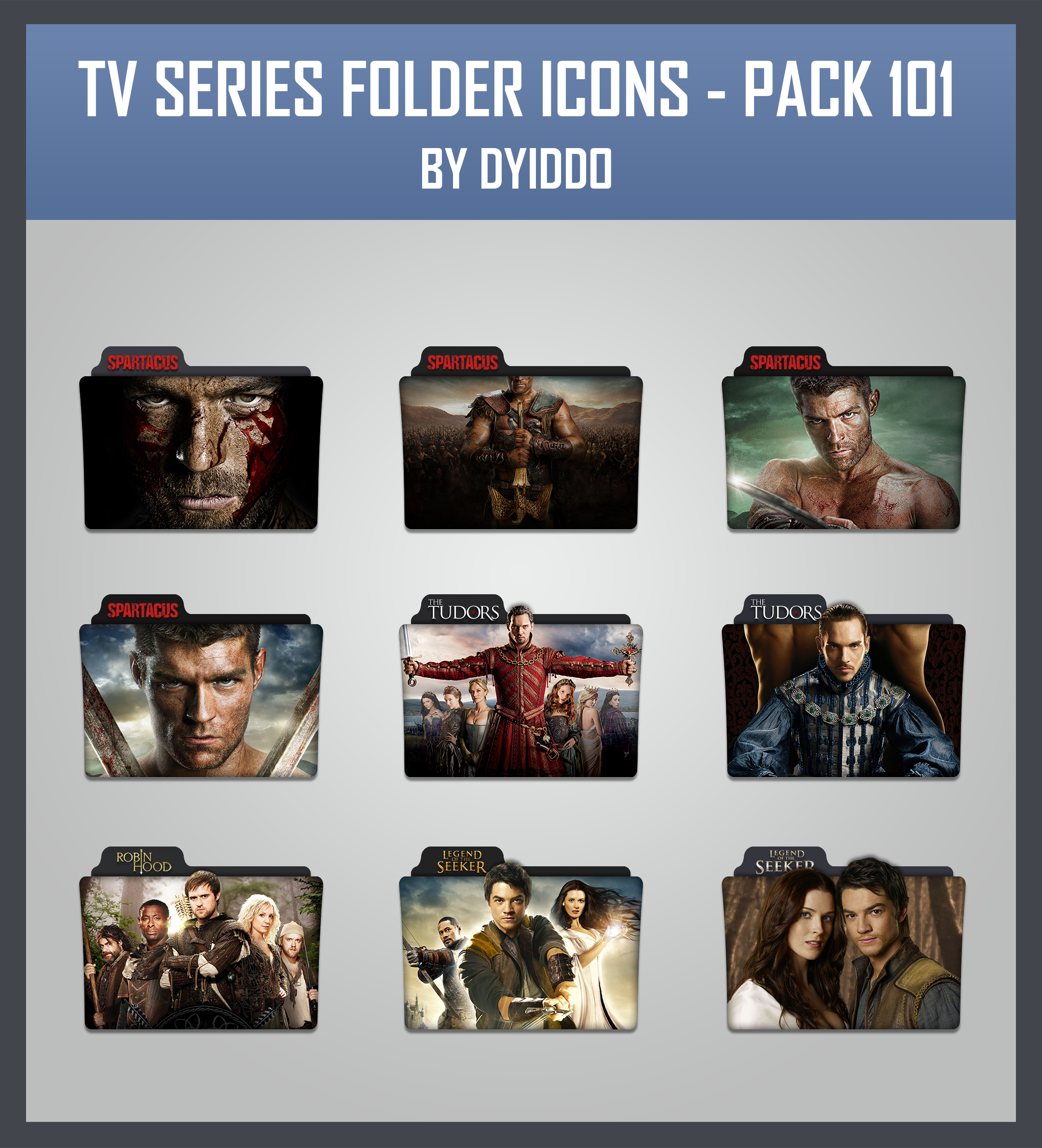 TV Series Folder Icons - Pack 101 by DYIDDO on DeviantArt