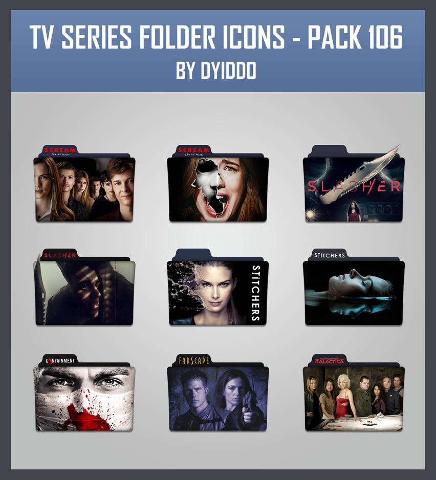 Tv Series Folder Icons Pack 103 By Dyiddo On Deviantart Atlanta : TV