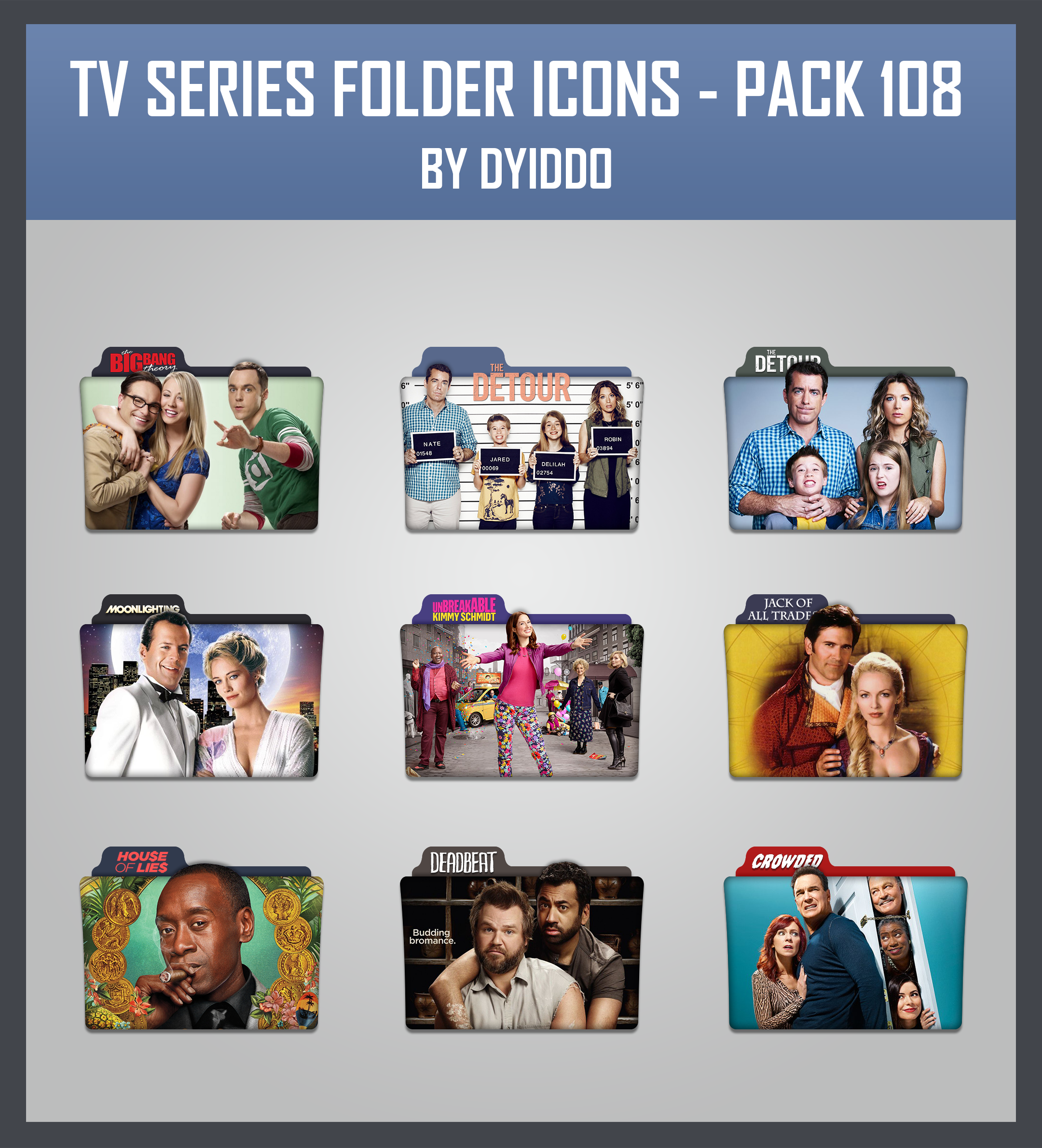 TV Series Folder Icons - Pack 108 by DYIDDO on DeviantArt