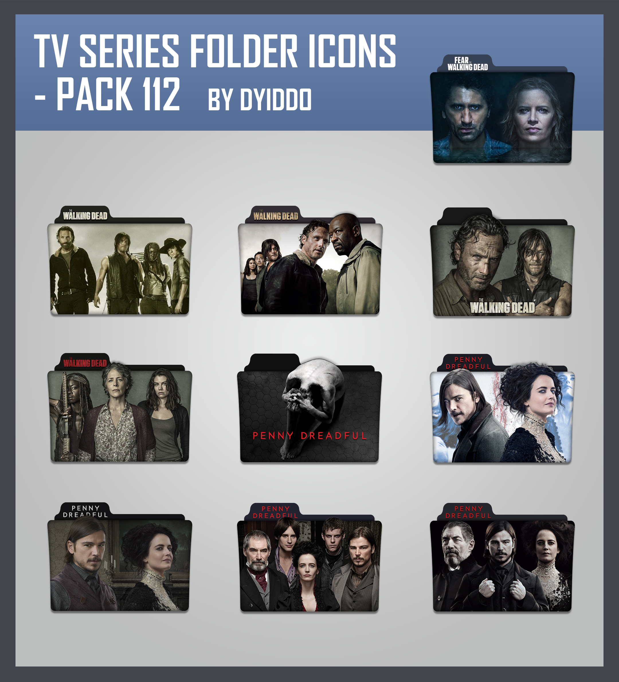 TV Series Folder Icons - Pack 112 by DYIDDO on DeviantArt
