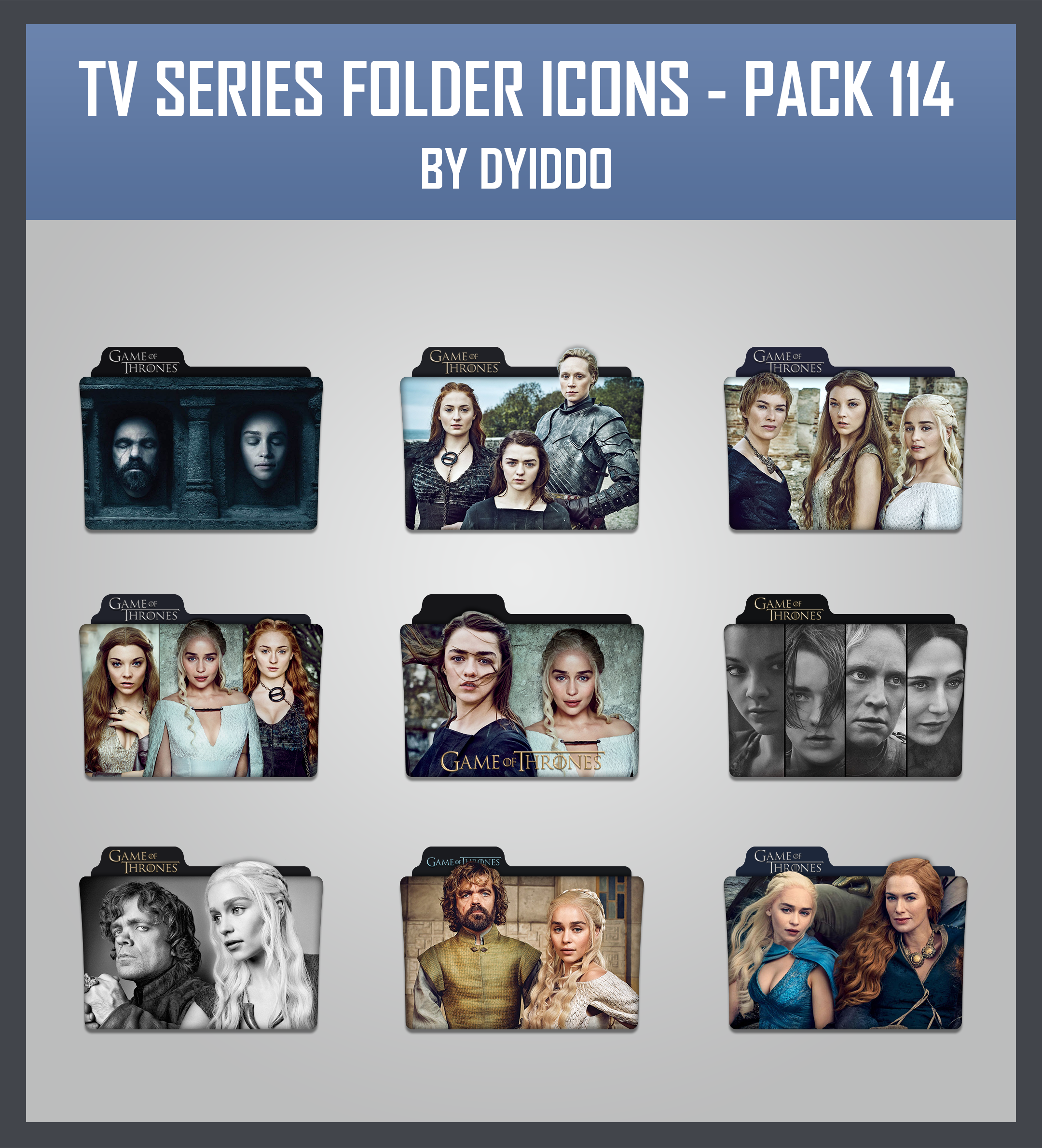 TV Series Folder Icons - Pack 114 by DYIDDO on DeviantArt