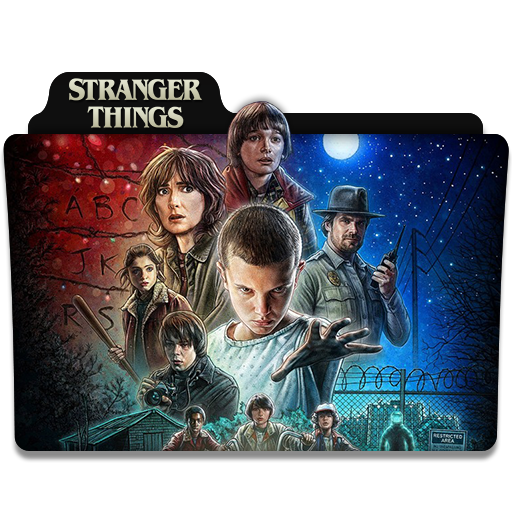Stranger Things Tv Series Folder Icon V1 By Dyiddo On Deviantart