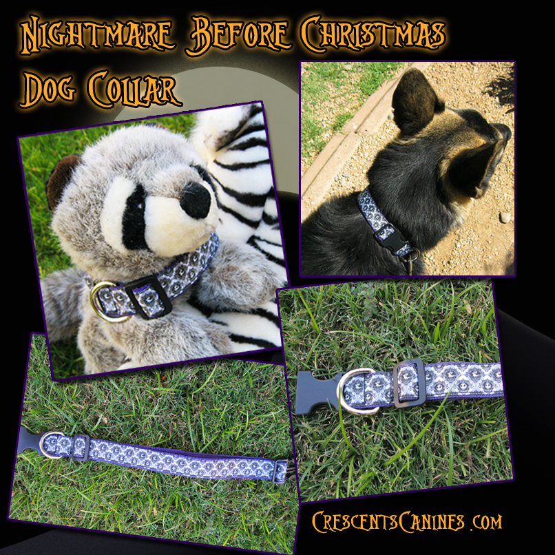 Nightmare Before Christmas Dog Collar