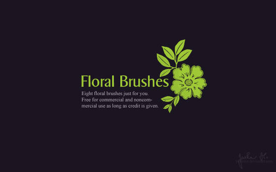 Resources: Floral Brushes