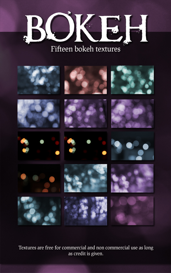 Resources: Bokeh Textures