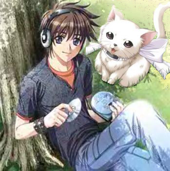 Anime Guy And Cat by Tabitha-De-La-Kitty on DeviantArt
