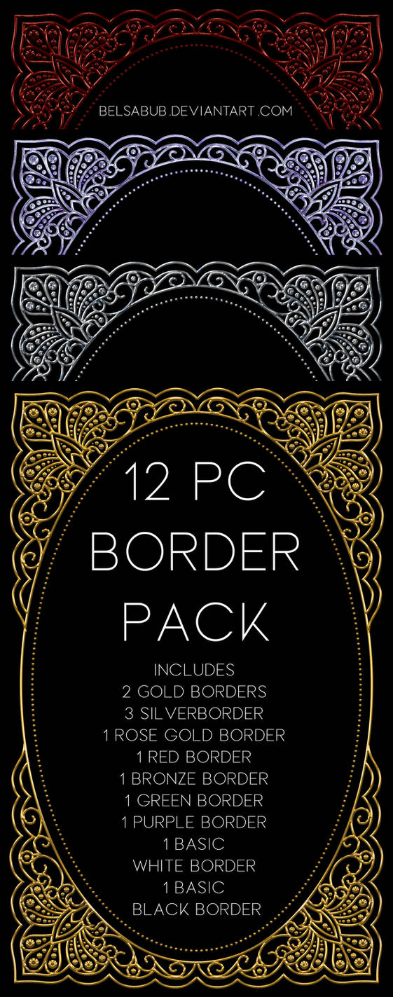 Border Pack #18 by bellsabub on DeviantArt