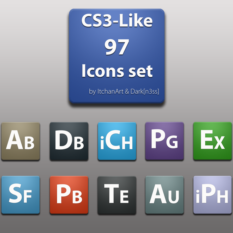 CS3-Like Icon Set by ItchanArt on DeviantArt