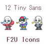 [F2U] - 12 Tiny Sans icons