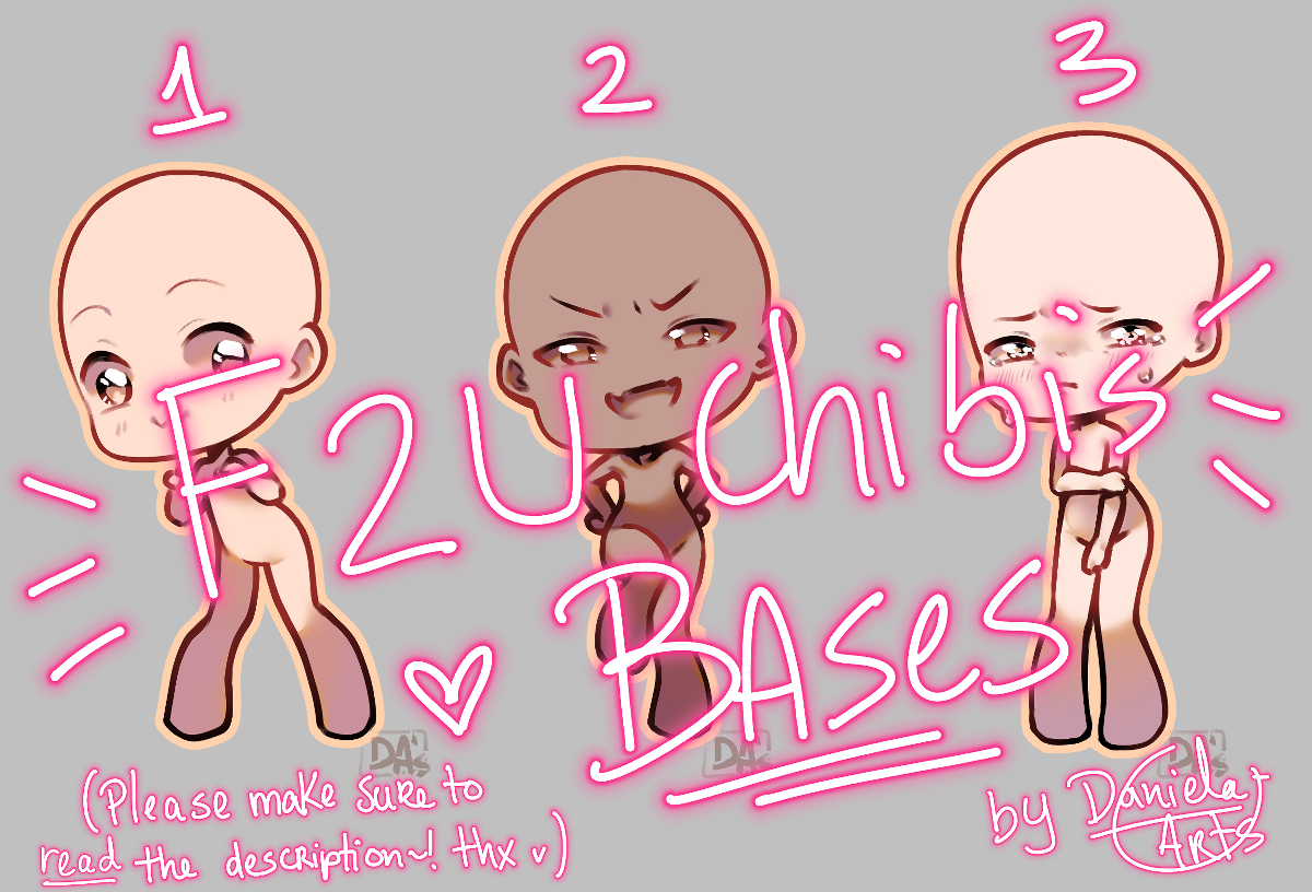 [F2U/P2U] Chibi Bases by Daniewise on DeviantArt
