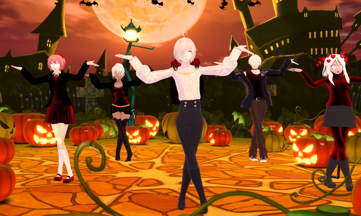 MMD - Happy Halloween by Lavander606 on DeviantArt