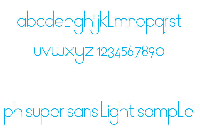 PH Super Sans Light SAMPLE