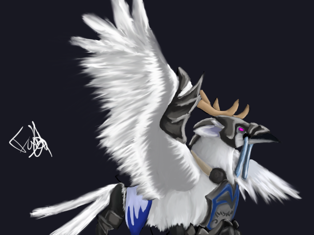 Silver covenant hippogryph