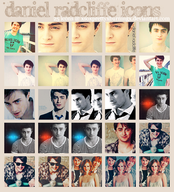 daniel radcliffe icon pack