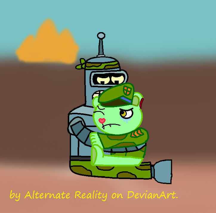 the robot and the bear by AlternateReality56 on DeviantArt