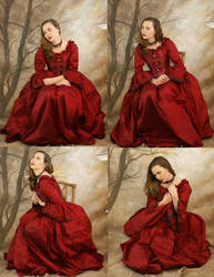 red dress set 1 by magikstock