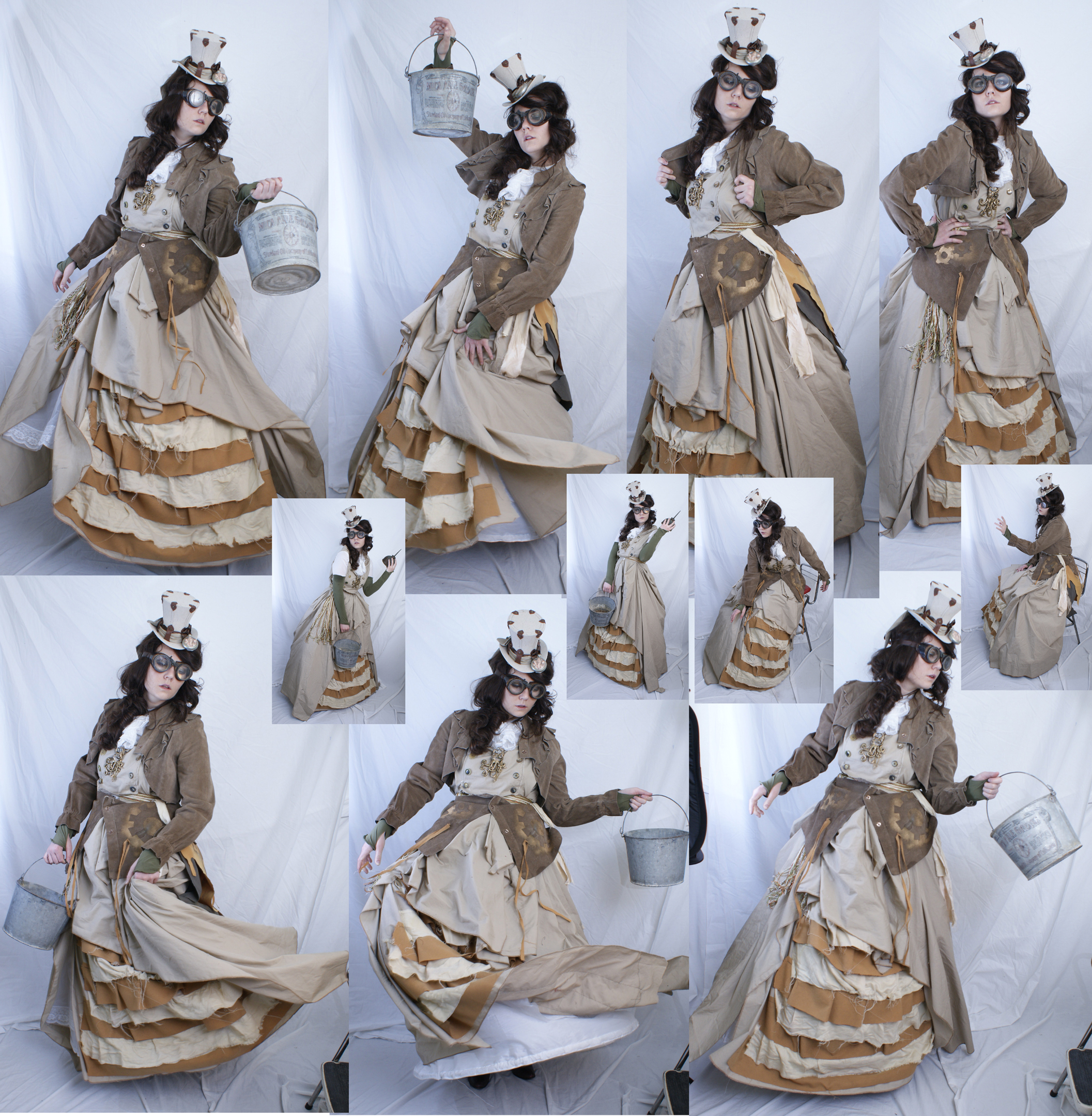 Steam girl set 1 by magikstock on DeviantArt