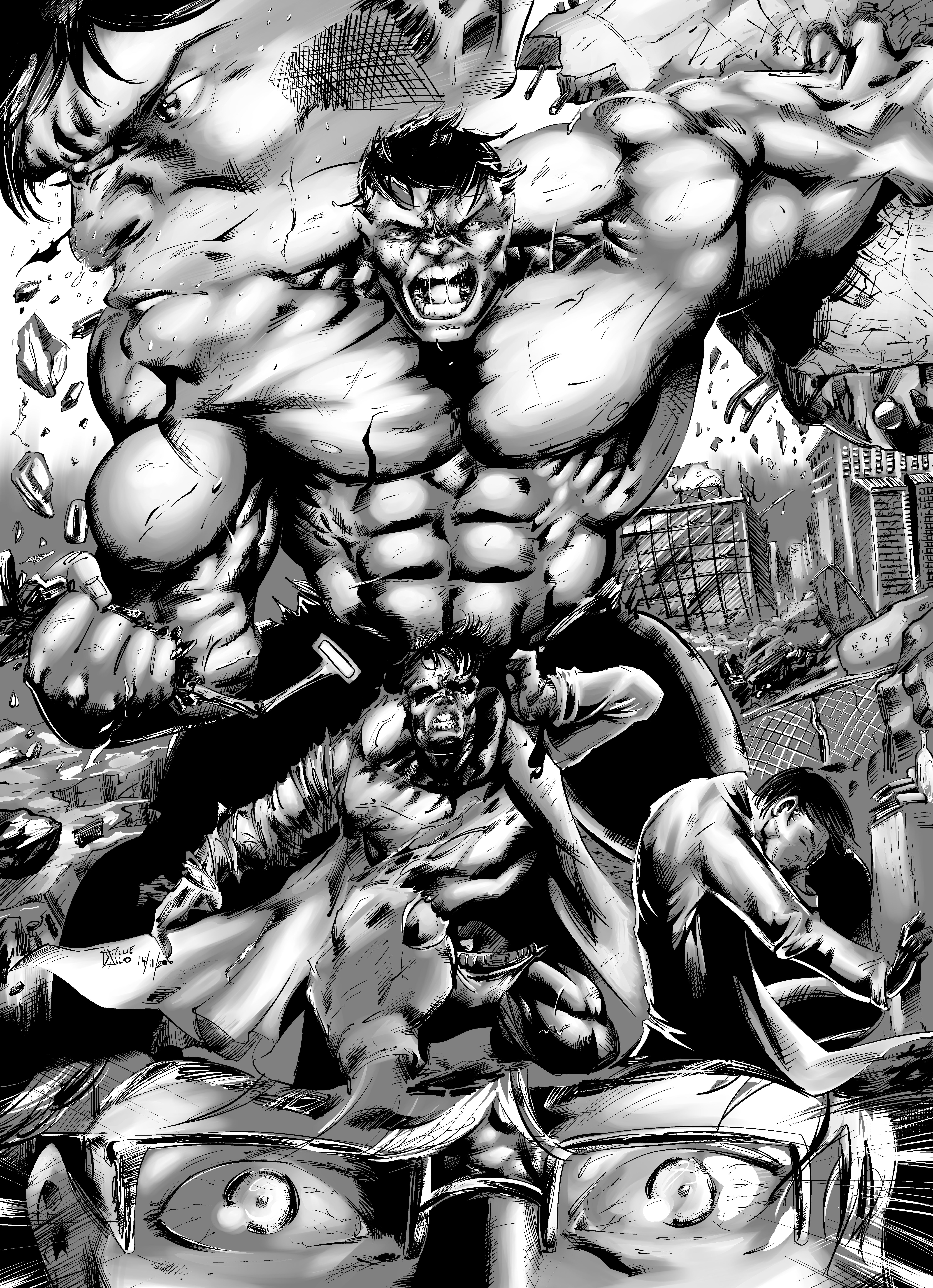 Grey Hulk Transformation Grey Hulk Transformation