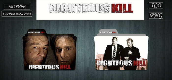 Righteous Kill (2008) folder icon pack