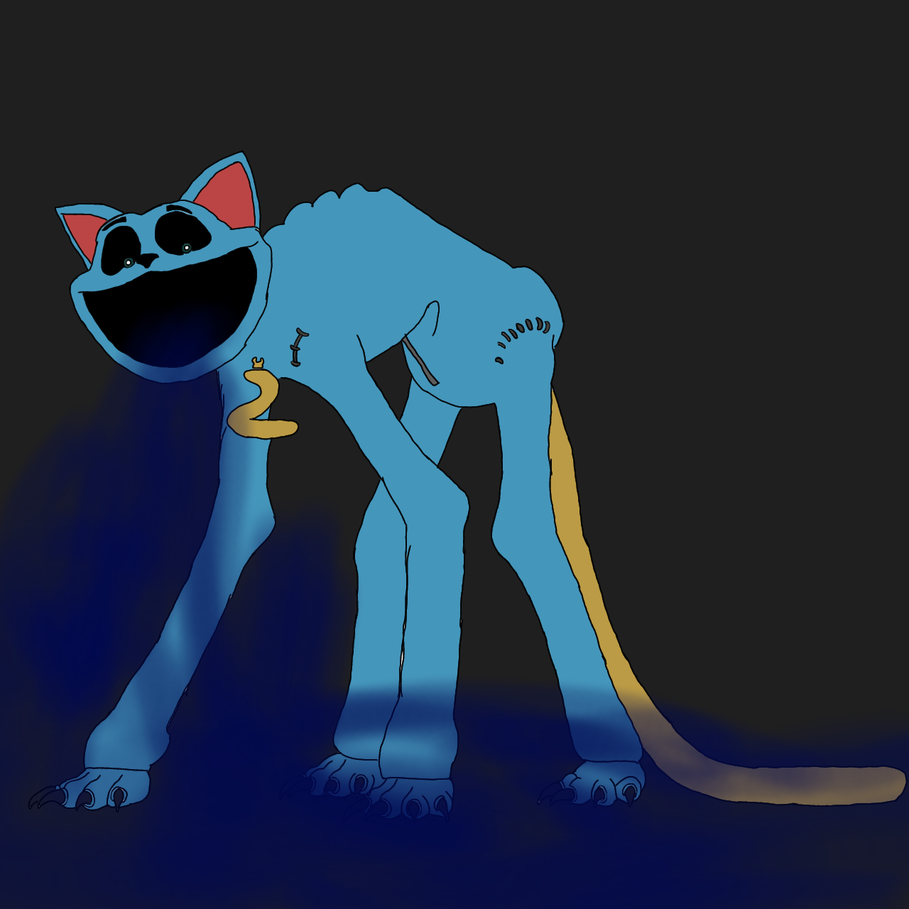 Monster edward of smiling critters oc by sophiemoreno on DeviantArt