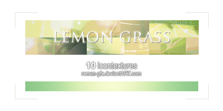 10 icon textures - lemon grass