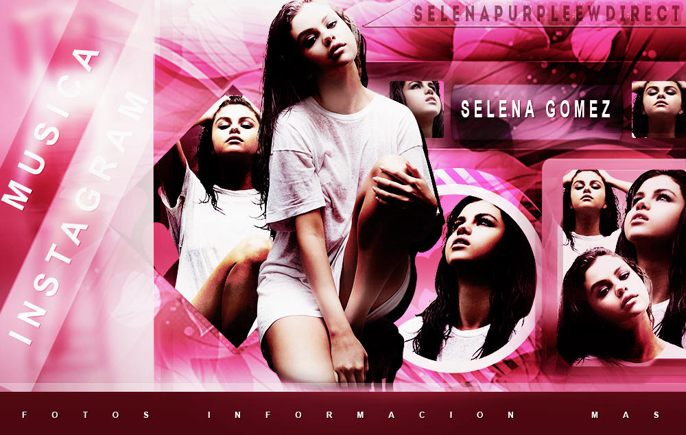 Header // Selena Gomez // PSD by SelenaPurpleewDirect on DeviantArt