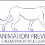 Cheetah Walk Cycle Clean Up