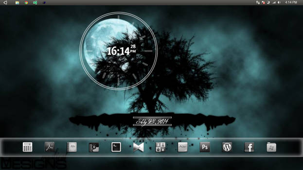 Magical 1.0 Rainmeter skin by Mystical-Designs