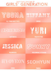 Fontspack #9 Girls' Generation