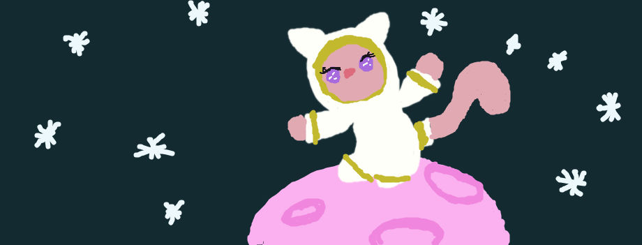 My friend galaxykat1 as a cat in space !!! by PokeDiancie on DeviantArt