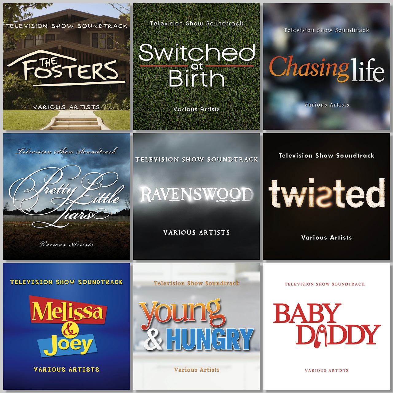 Television Show Soundtracks ABC Family Shows by sparkylightning3 on