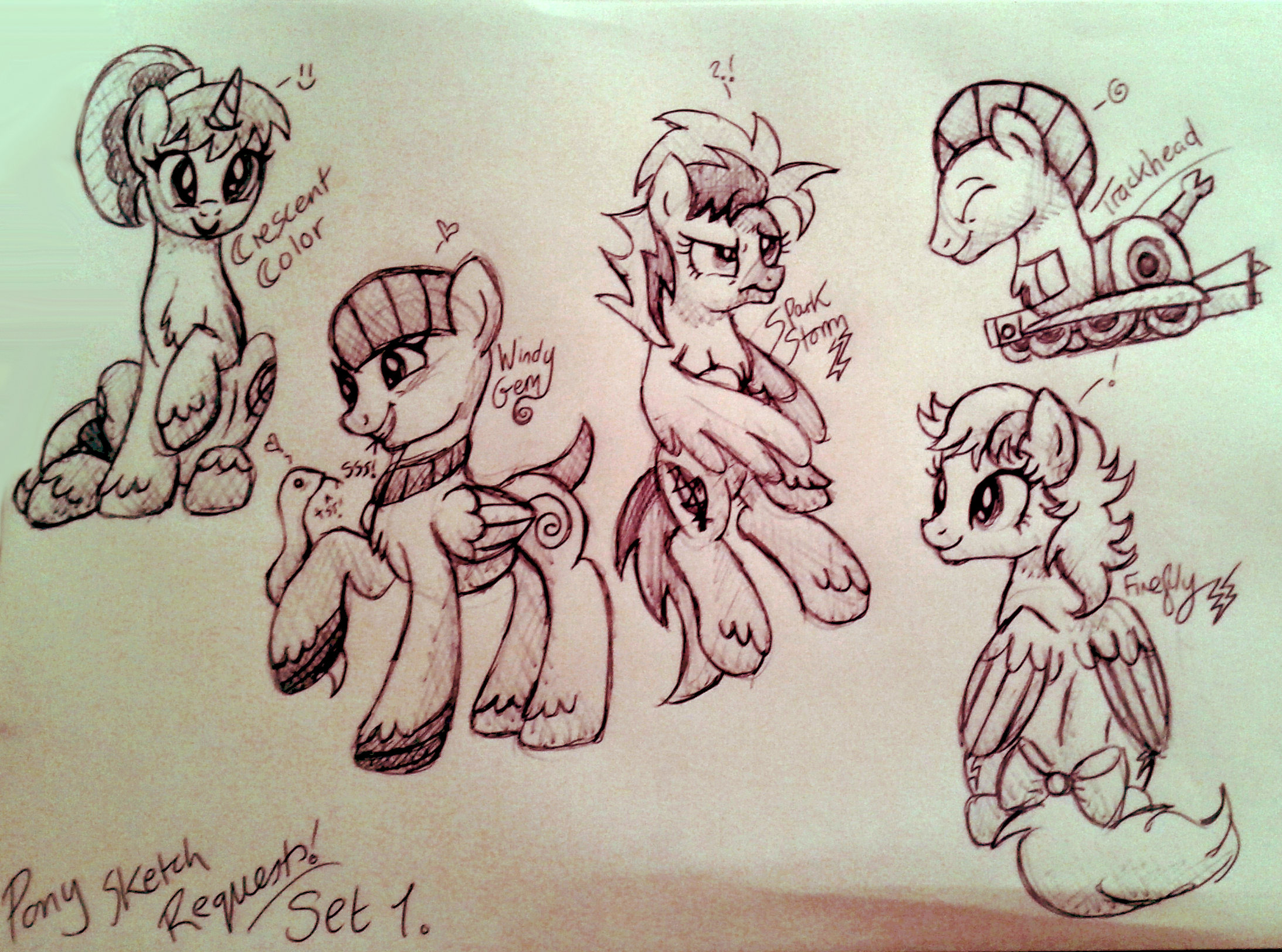 Pony Sketch Requests - Set 1