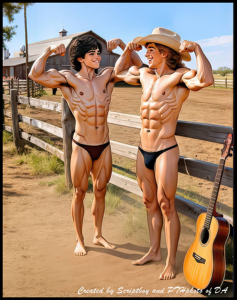 Video: Jamie and Tex Strip  'Check Out Those Guns'