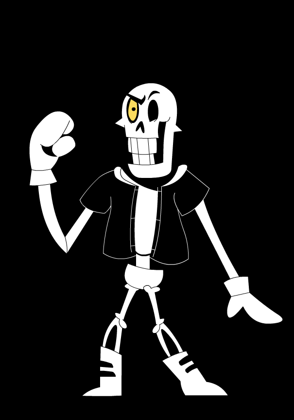 (UnderPants) (Disbelief) Backbone Papyrus