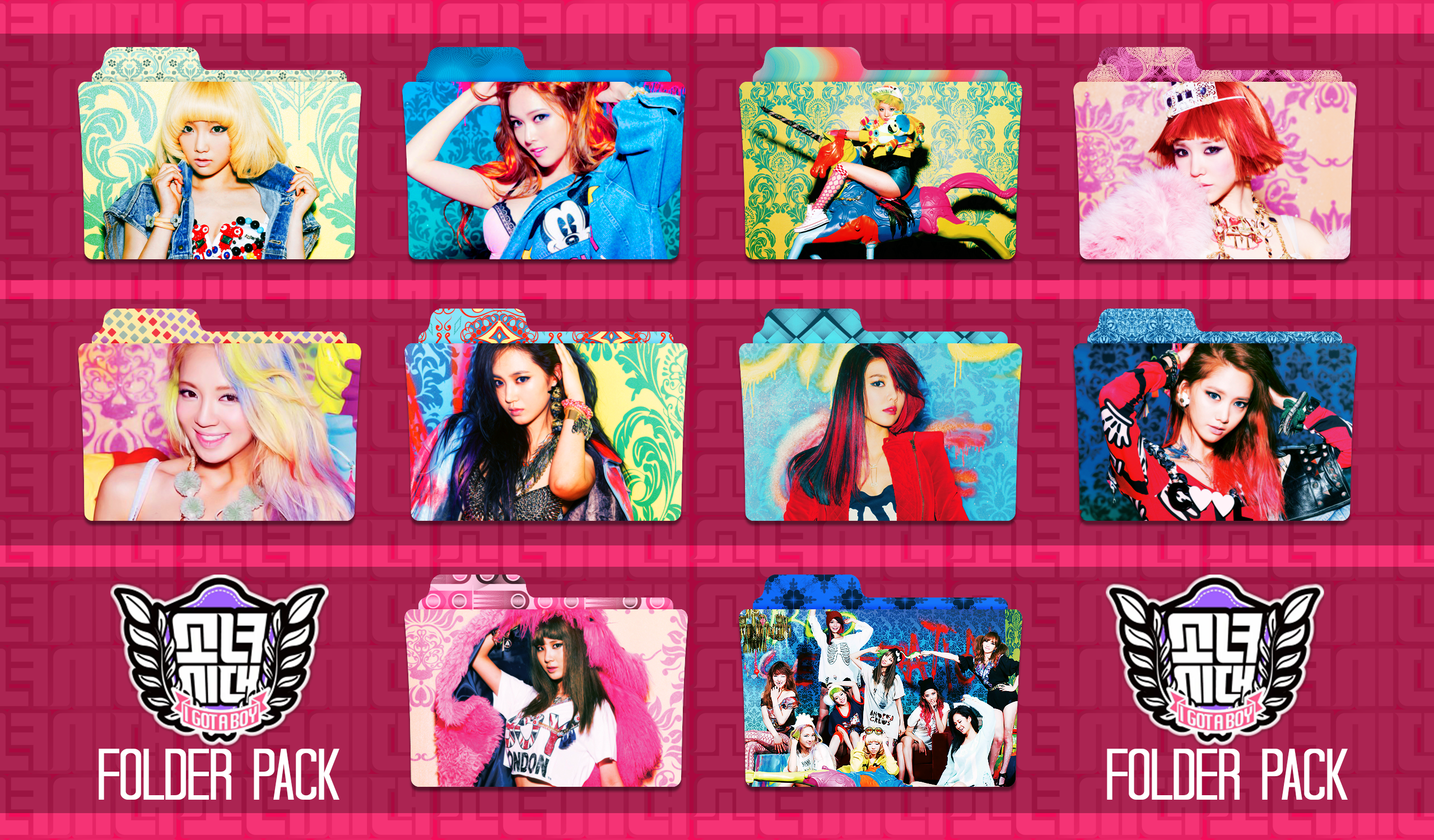 Girls Generation Snsd I Got A Boy Folder Pack By Folderovert On Deviantart