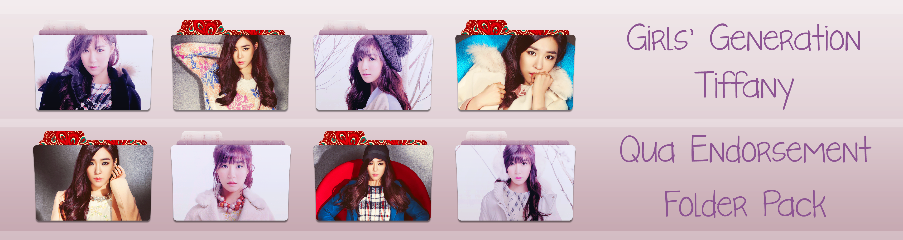 Tiffany (SNSD) ~Qua Endorsement Folder Pack~