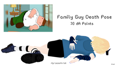 [MMD P2U] Family Guy Death Pose [30 points]