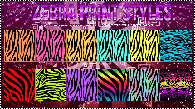 #-Zebra Print Styles.