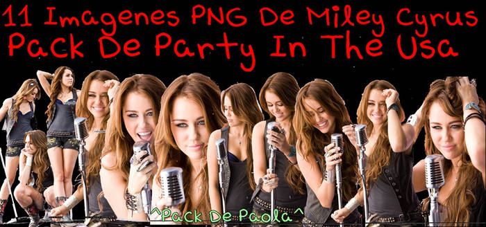 Pack PNG Party In USA -BY:Paola