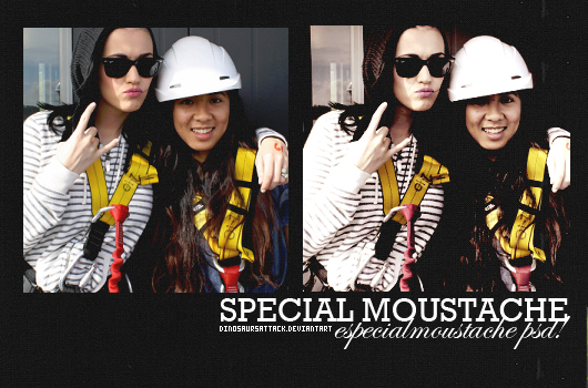 Special Moustache PSD. by Dinosaursattack